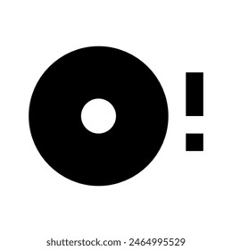 Disc is full icon vector design in eps 10
