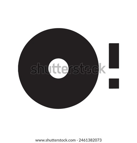 Disc full icon vector design in eps 10