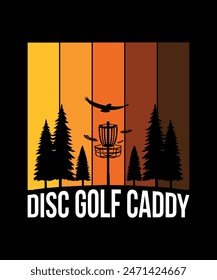 Disc Golf Caddy Disc golf t shirt design