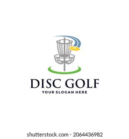 Disc Golf Chain Logo Design Template