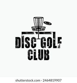 disc golf club logo and t shirt