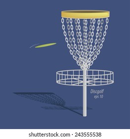 Disc golf design (vector)