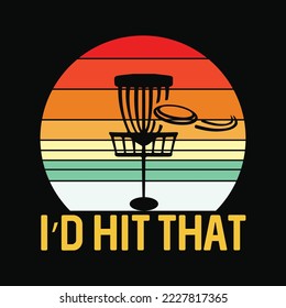 Disc Golf Funny Retro Golf Disc Sport