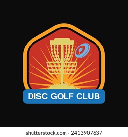 disc golf logo design, sports logo