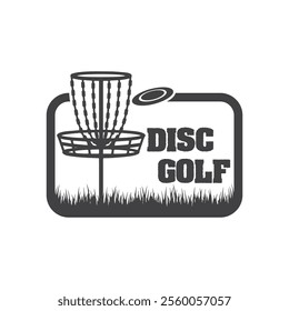 Disc golf logo and t-shirts design