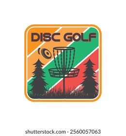 Disc golf logo and t-shirts design