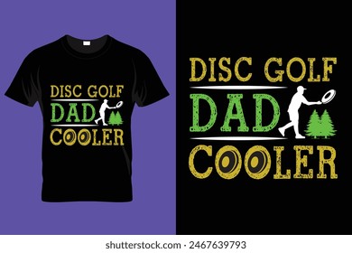 Disc Golf quote typography t-shirt design