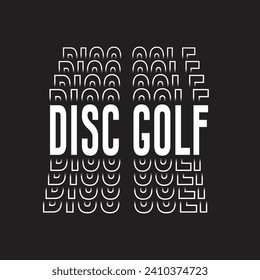 disc golf t shirt design, disc golf typography