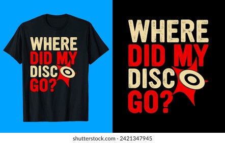 Disc Golf t shirt design