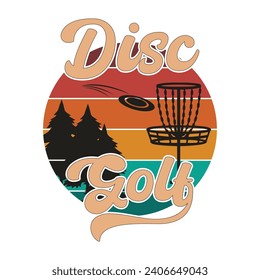 disc golf t shirt, disc golf silhouette