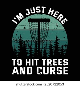 Disc Golf t shirt vector, Disc Golf typography t shirt Design, Disc Golf t-shirt design vector graphic for sell