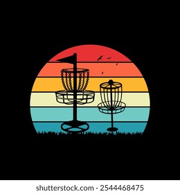 Disc Golf T-shirt Design Graphic Template. Disc Golf t-shirt vector, Disc Golf typography t-shirt Design, Disc Golf t-shirt design vector graphic.