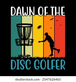 Disc Golf T-shirt Design Graphic Template. Disc Golf t-shirt vector, Disc Golf typography t-shirt Design, Disc Golf t-shirt design vector graphic.