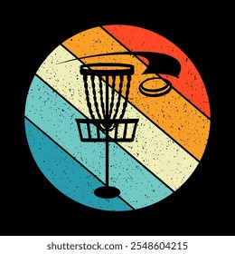 Disc Golf T-shirt Design Graphic Template. Disc Golf t-shirt vector, Disc Golf typography t-shirt Design, Disc Golf t-shirt design vector graphic.