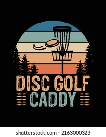 Disc Golf T-shirt Design Template