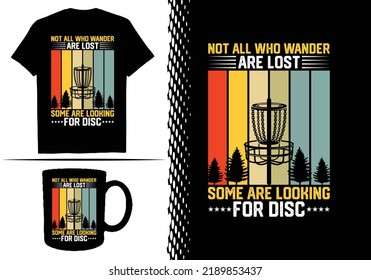 Design-Vorlage für Disk Golf T-Shirt