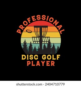 Disc Golf t-shirt design templete