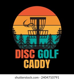 Disc Golf t-shirt design templete