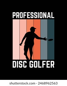 DISC GOLF T-SHIRT DESIGN VECTOR ILLUSTRATION