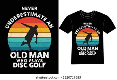 Vector de camiseta de disco Golf, Diseños de golf de disco, camiseta de moda de disco, diseños de camisetas de retro, Disks Funny Retro Vintage Disk T-shirt Design, 
Diseño de camisetas de tipografía,

