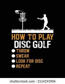 Disc Golf T-shirt vector, Typography T-shirt Design I don't always play disc golf oh wait yes i do, Disc Golf Designs, Disc Golf T-shirt vector, Typography 