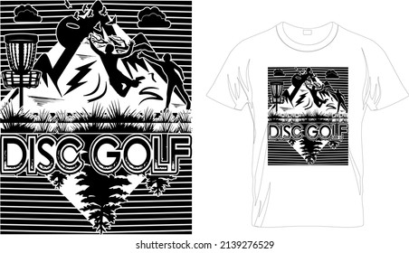Disc Golf T-shirt vector, Typography T-shirt Design I don't always play disc golf oh wait yes i do, Disc Golf Designs, Disc Golf T-shirt vector, Typography