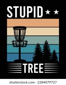 Disc Golf T-shirt vector, Typography T-shirt Design