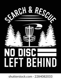 Disc Golf T-shirt vector, Typography T-shirt Design