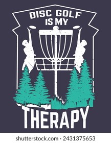 Disc Golf vector eps tshirt design 