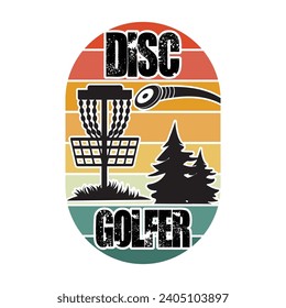 disc golfer t shirt design, disc golf