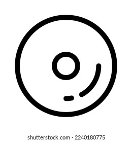 disc icon or logo isolated sign symbol vector illustration - high quality black style vector icons
