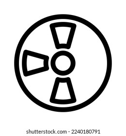 icono de disco o logotipo símbolo de signo aislado ilustración vectorial - iconos vectoriales de estilo negro de alta calidad
