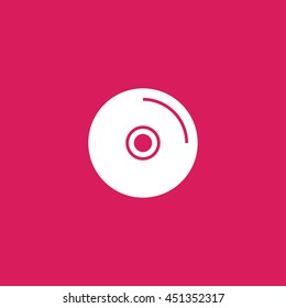 disc icon. disc sign