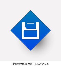 Disc icon in trendy flat style isolated on background. Disc icon page symbol for your web site design Disc icon logo, app, UI , on white background Vector.