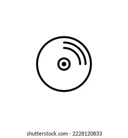 disc icon vector design templates 