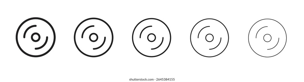 Disc icon vector illustration isolated