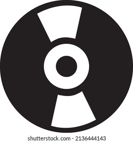 ilustración vectorial de icono de disco en fondo blanco..eps
