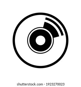 disc icon vector logo symbol