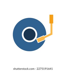 iconos de disco en fondo blanco, ilustración vectorial