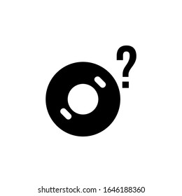disc information icon. Perfect for application, web, logo and presentation template. icon design solid style