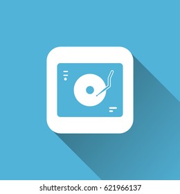 Disc jockey digital controllers icon