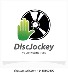 Disc Jockey Logo Design Template