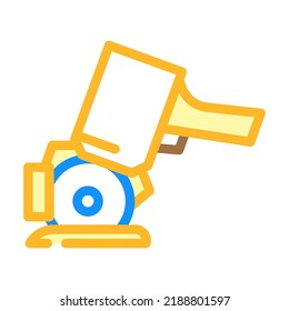 disc knife color icon vector. disc knife sign. isolated symbol illustration