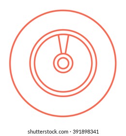 Disc line icon.