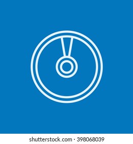 Disc line icon.