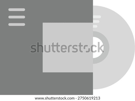 Disc Line vector Icon Design