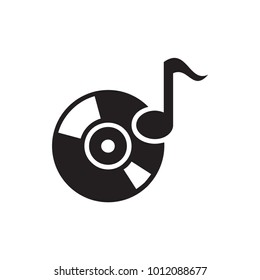 disc on fire icon illustration isolated vector sign symbol