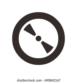 disc symbol . vector logo.