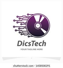 Disc Tech Logo Design Template