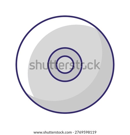 Disc Vector icon which can easily modify or edit
